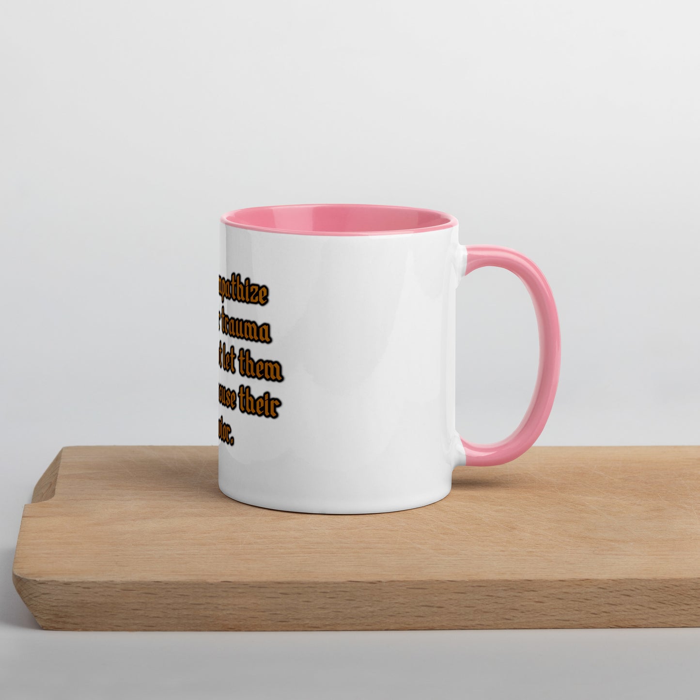 Empathy #1 Mug With Color Inside