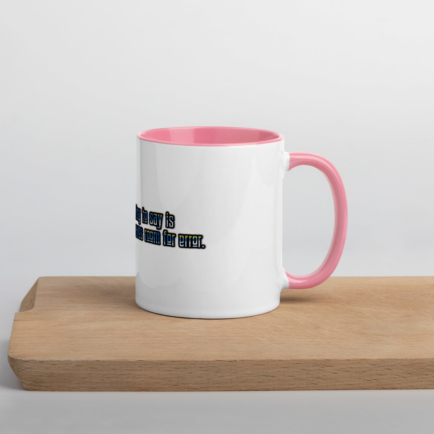 IDK #1 Mug With Color Inside