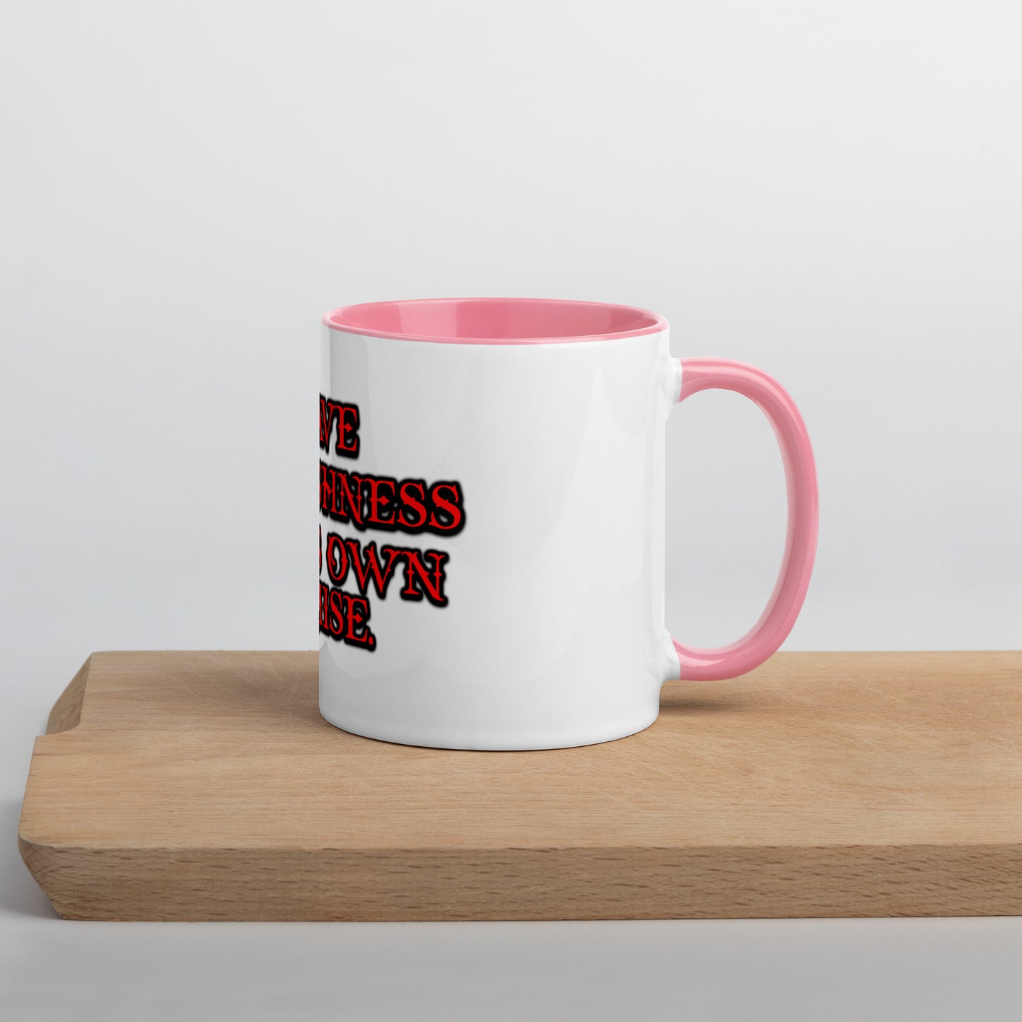 Foolishness Mug With Color Inside