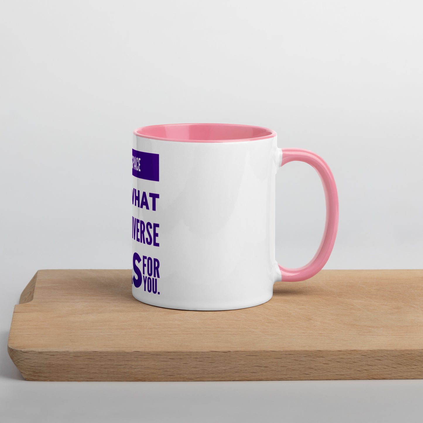 Hold Space #2 Mug With Color Inside