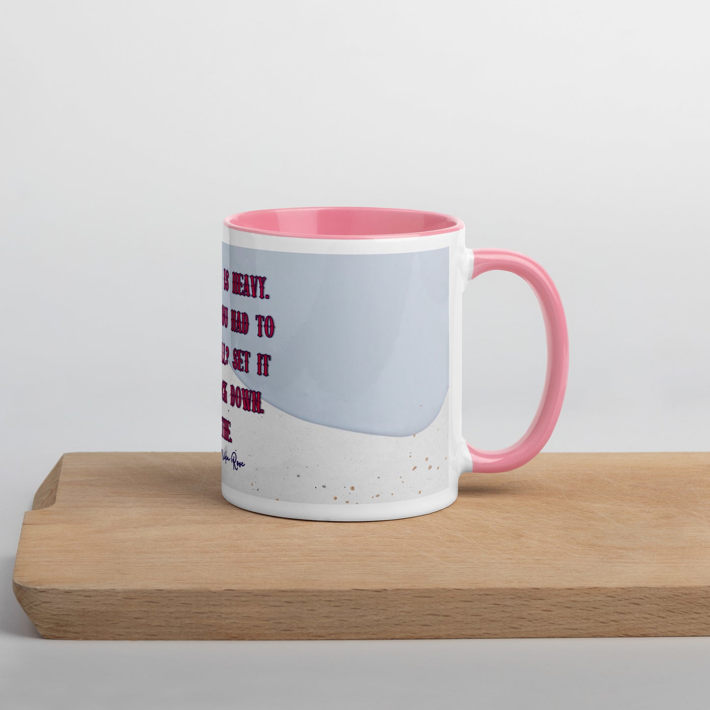 Nika's Prose (2) Mug With Color Inside