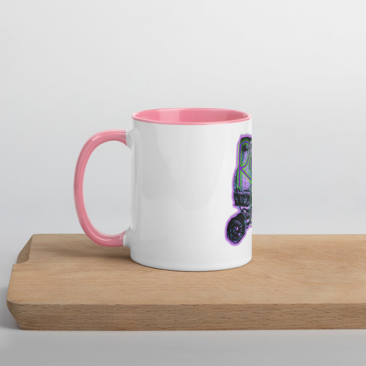 Roller Daze Mug With Color Inside