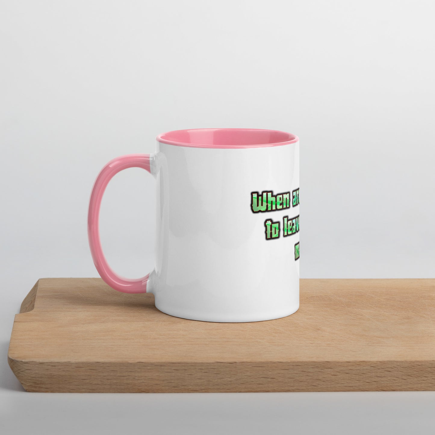 Survival Mode Mug With Color Inside