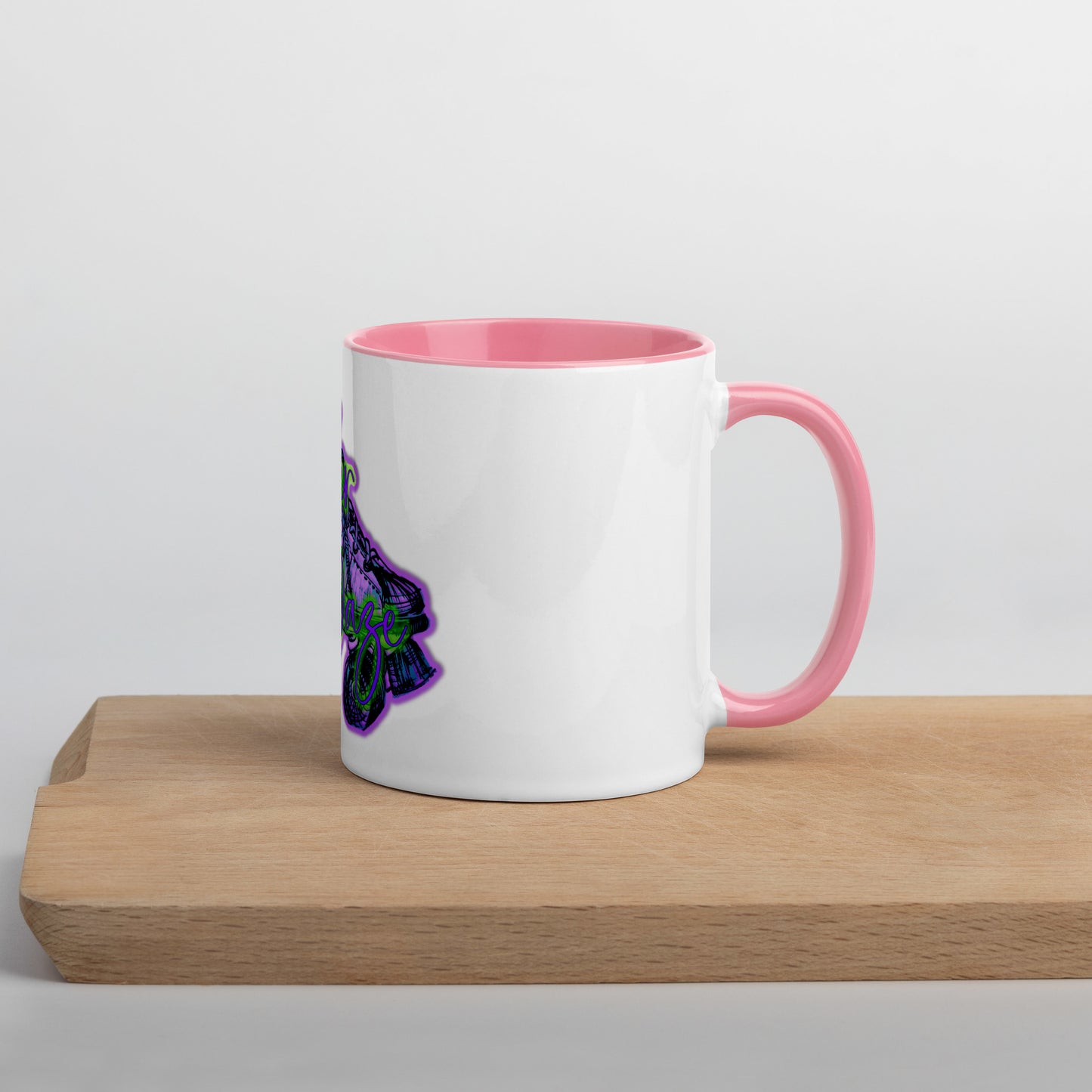 Roller Daze Mug With Color Inside