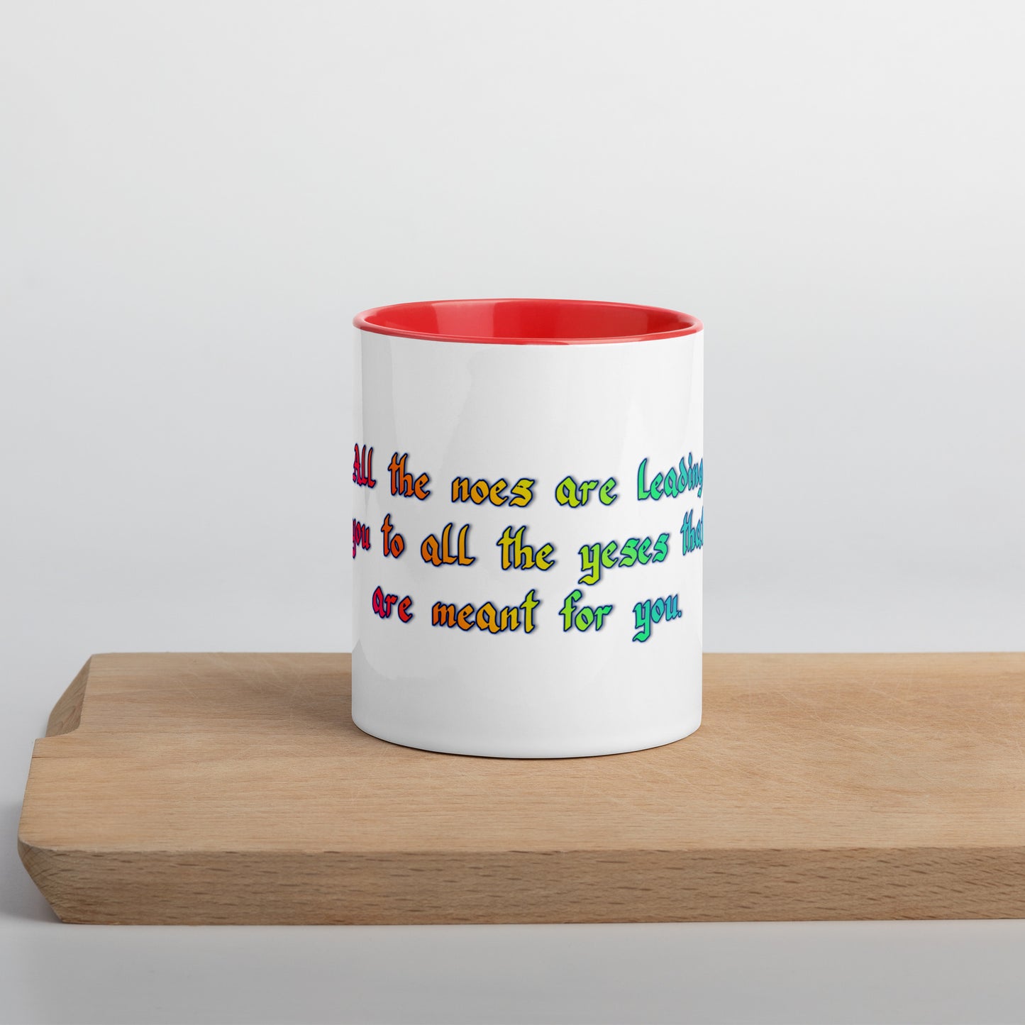 All The Noes Mug With Color Inside