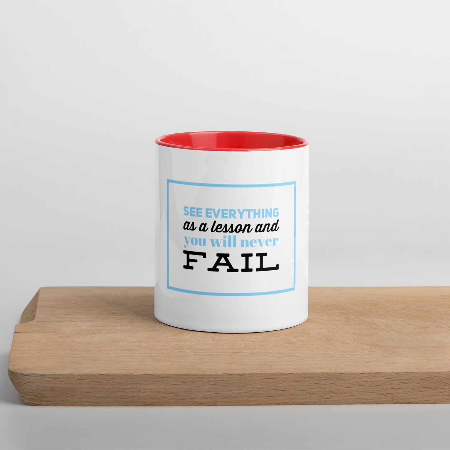 A Lesson #2 Mug With Color Inside