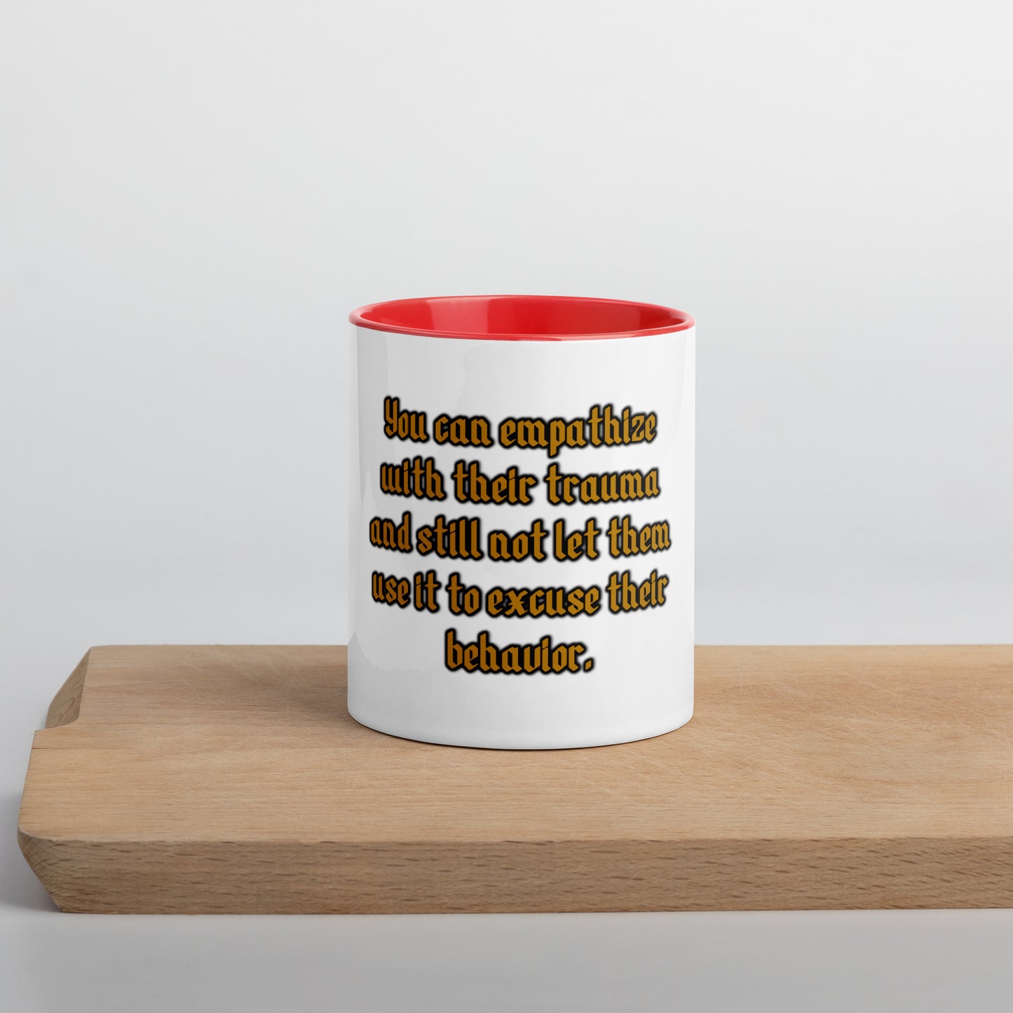 Empathy #1 Mug With Color Inside