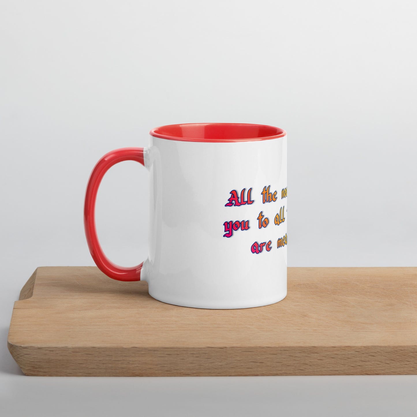 All The Noes Mug With Color Inside