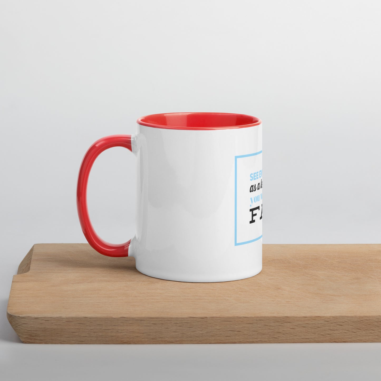 A Lesson #2 Mug With Color Inside