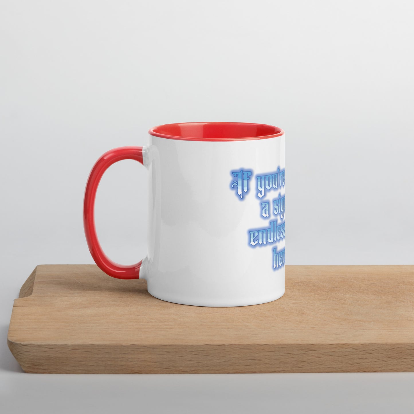 Endless Giving Mug With Color Inside