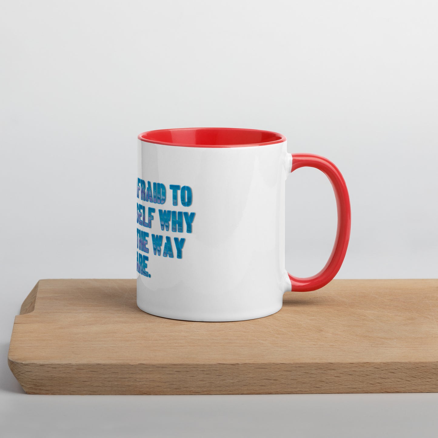 Ask Yourself #1 Mug With Color Inside