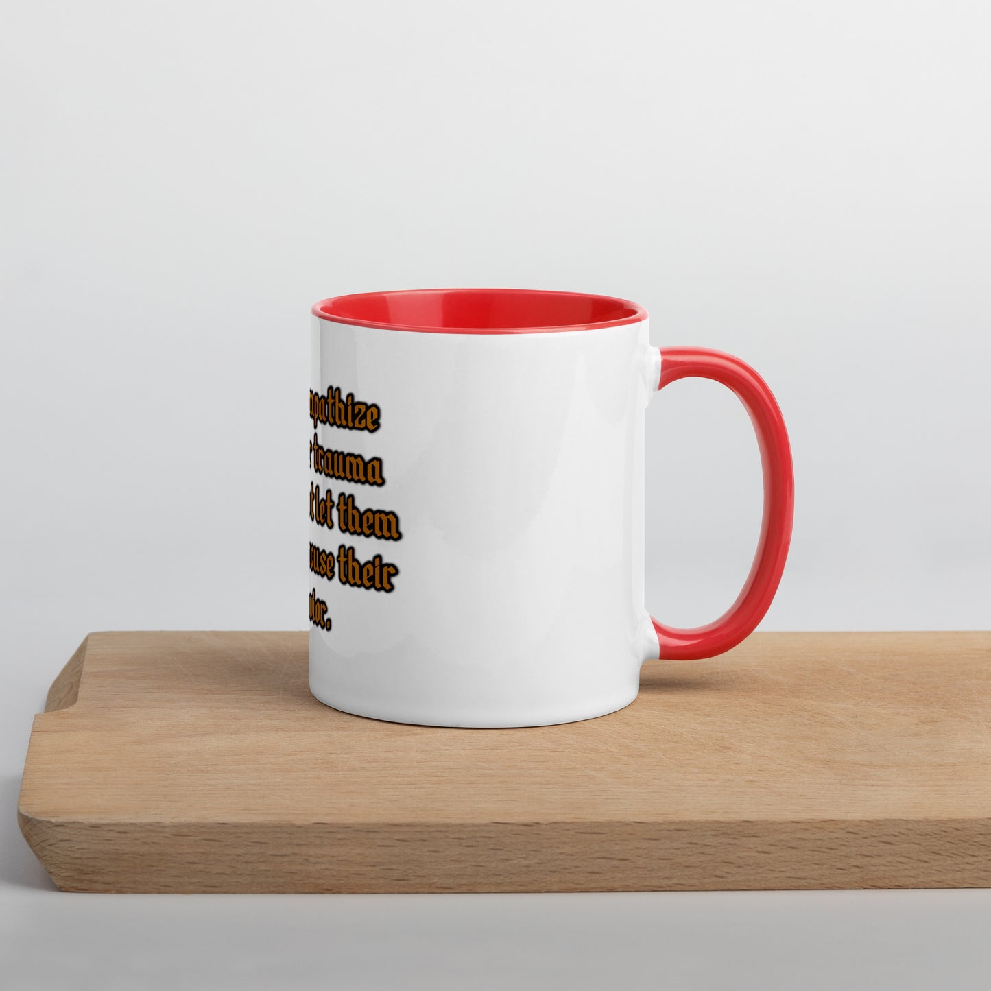 Empathy #1 Mug With Color Inside