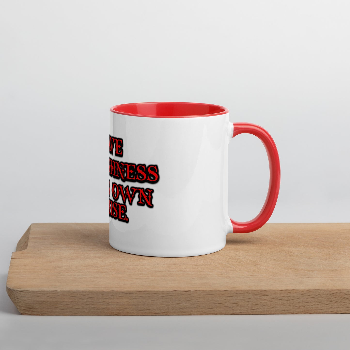 Foolishness Mug With Color Inside