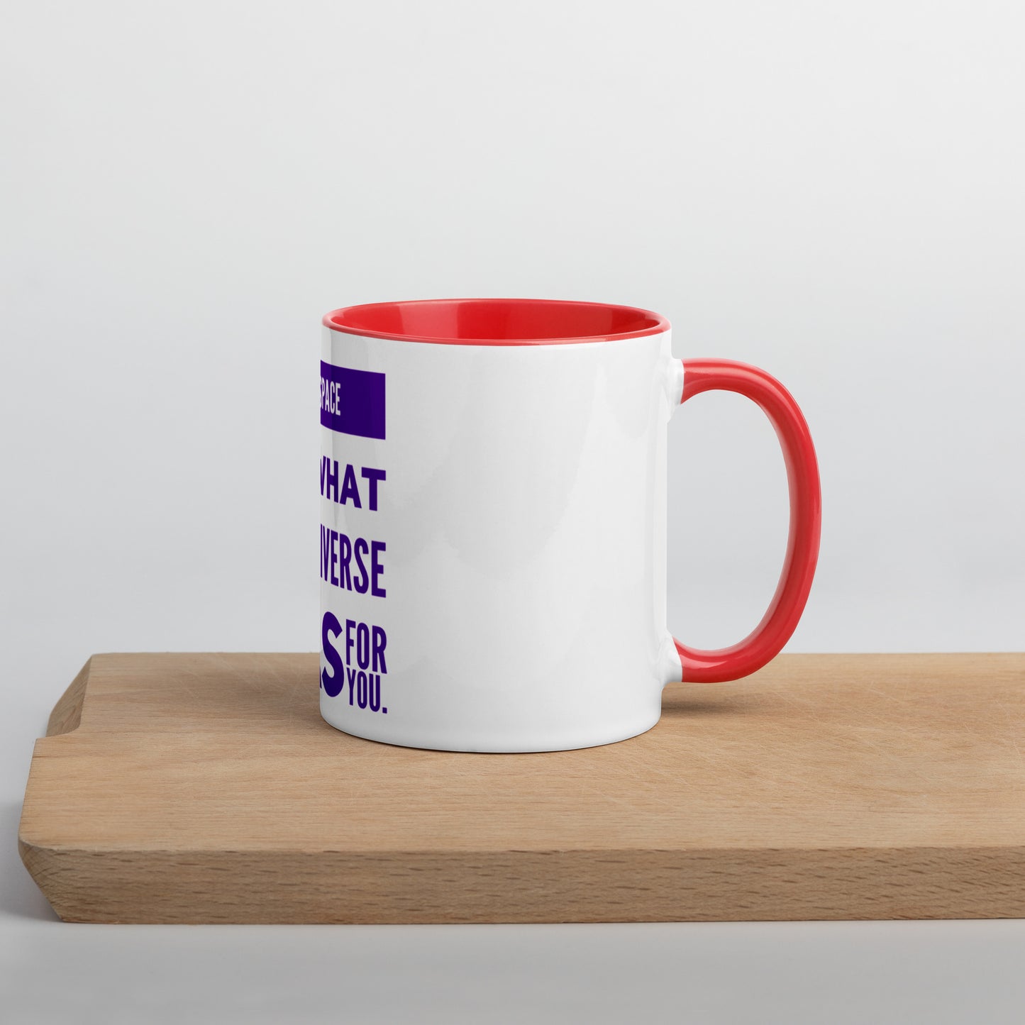 Hold Space #2 Mug With Color Inside