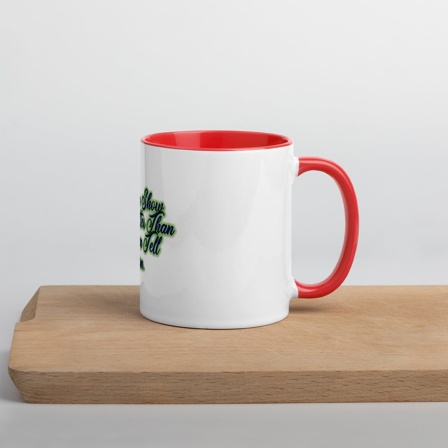 Show Them Mug With Color Inside