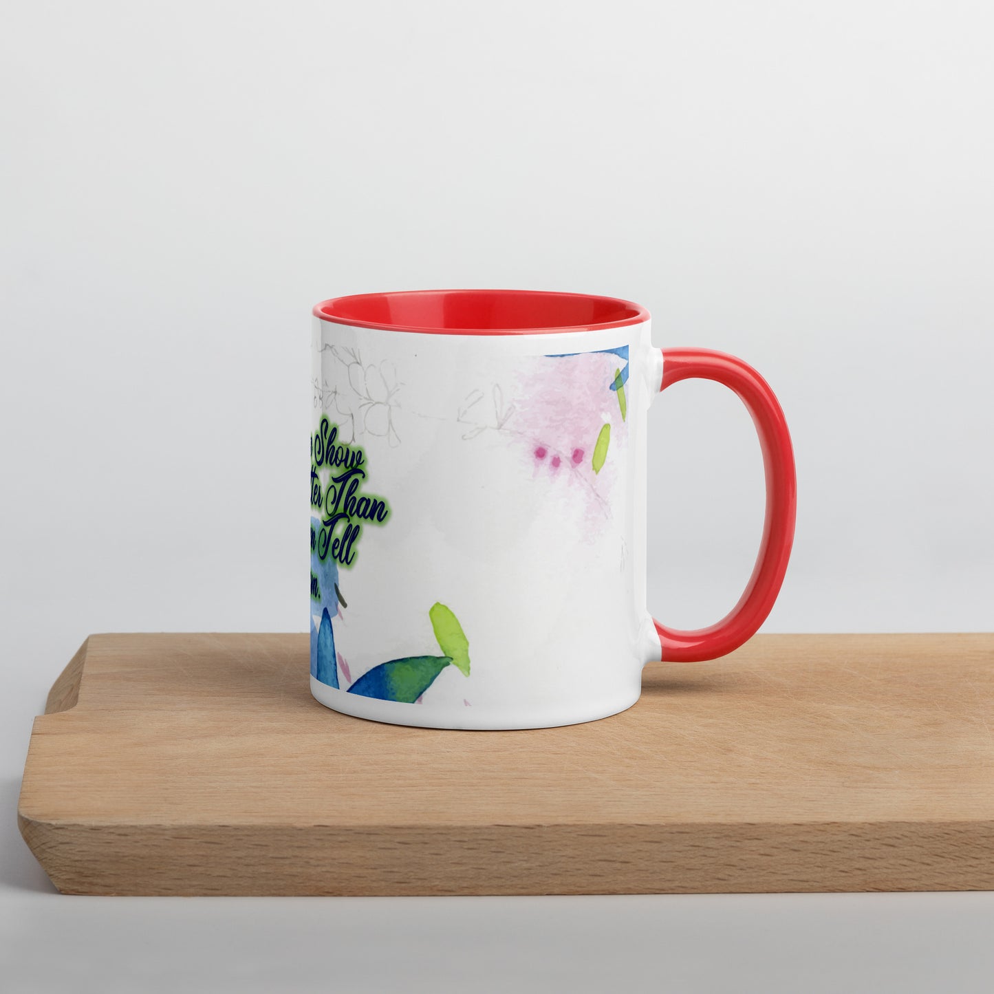 Show Them (2) Mug With Color Inside