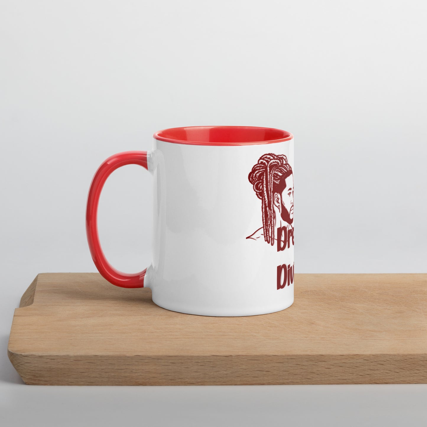 DD Man (Maroon) Mug With Color Inside