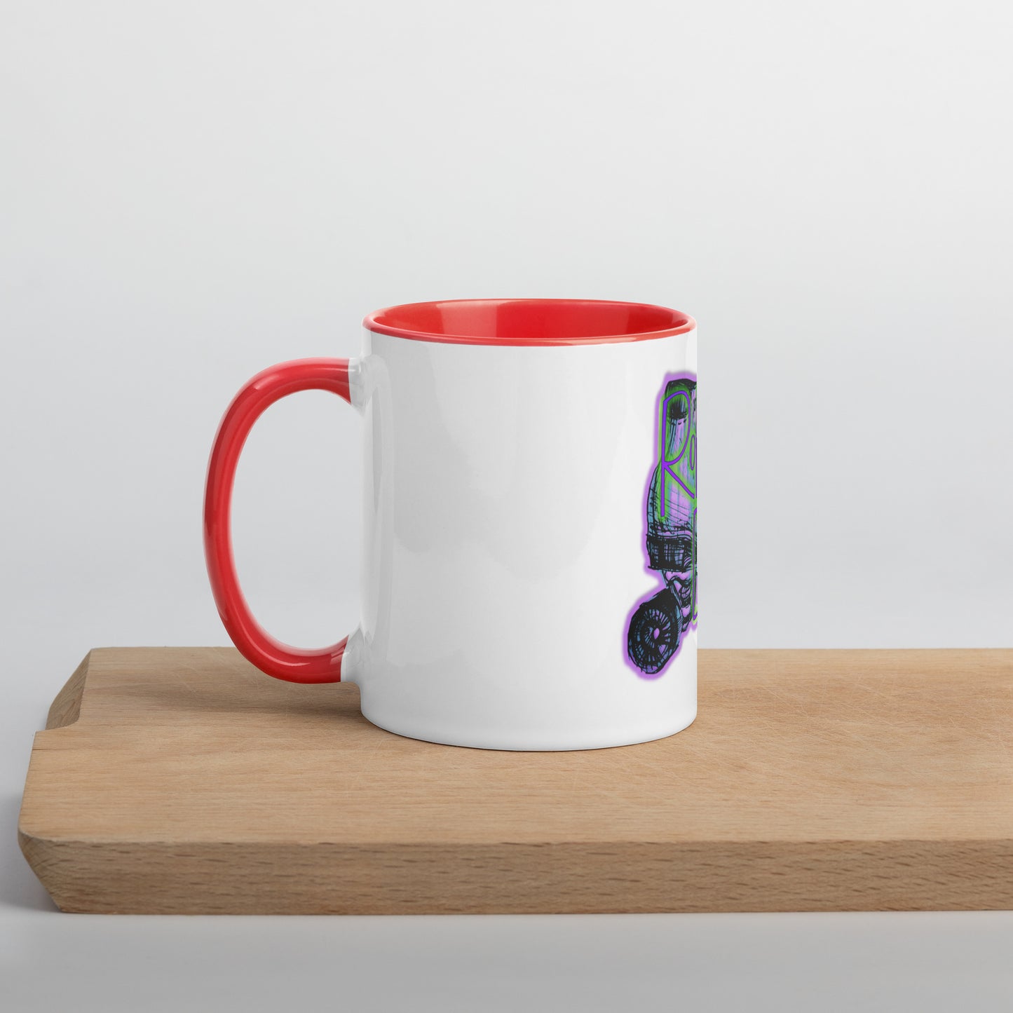 Roller Daze Mug With Color Inside