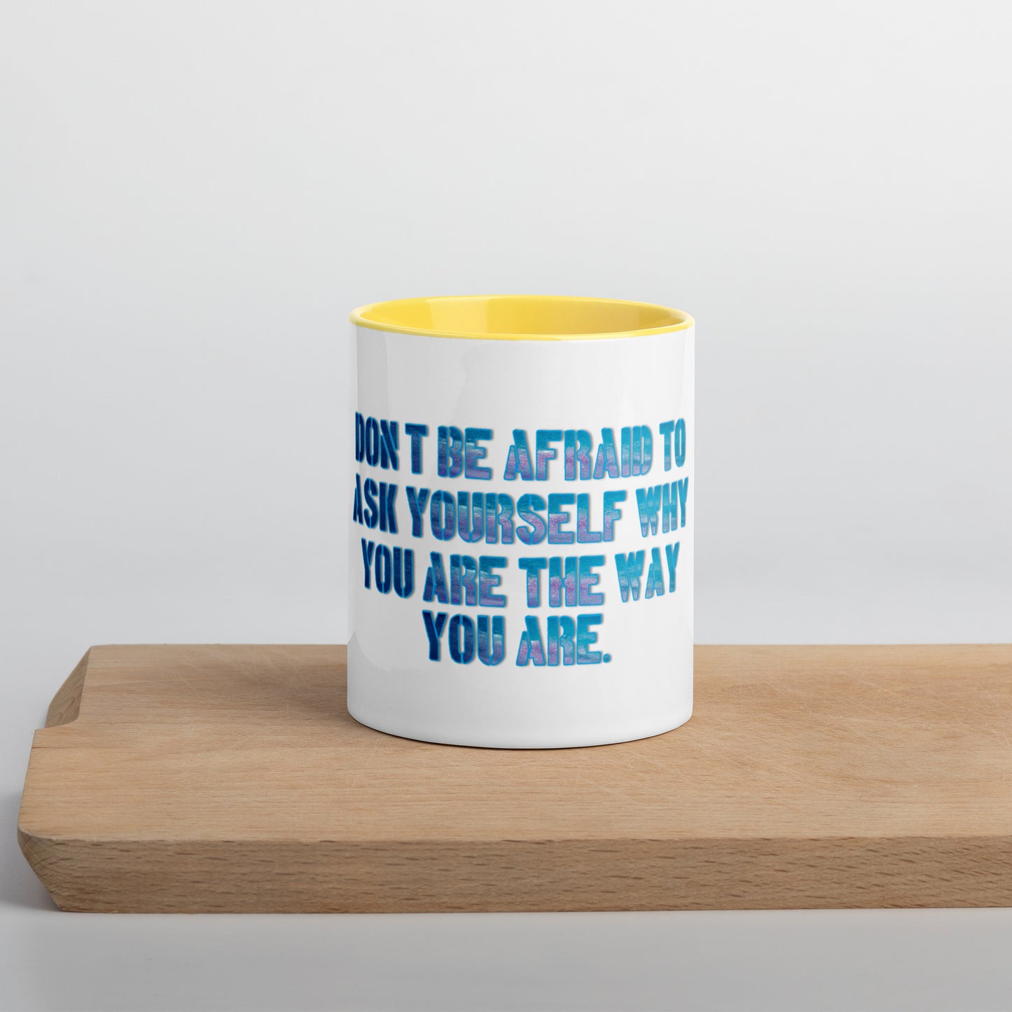 Ask Yourself #1 Mug With Color Inside