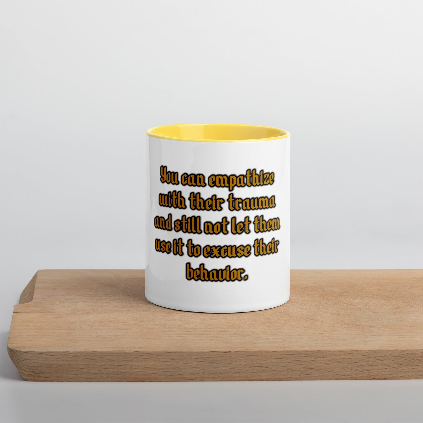 Empathy #1 Mug With Color Inside