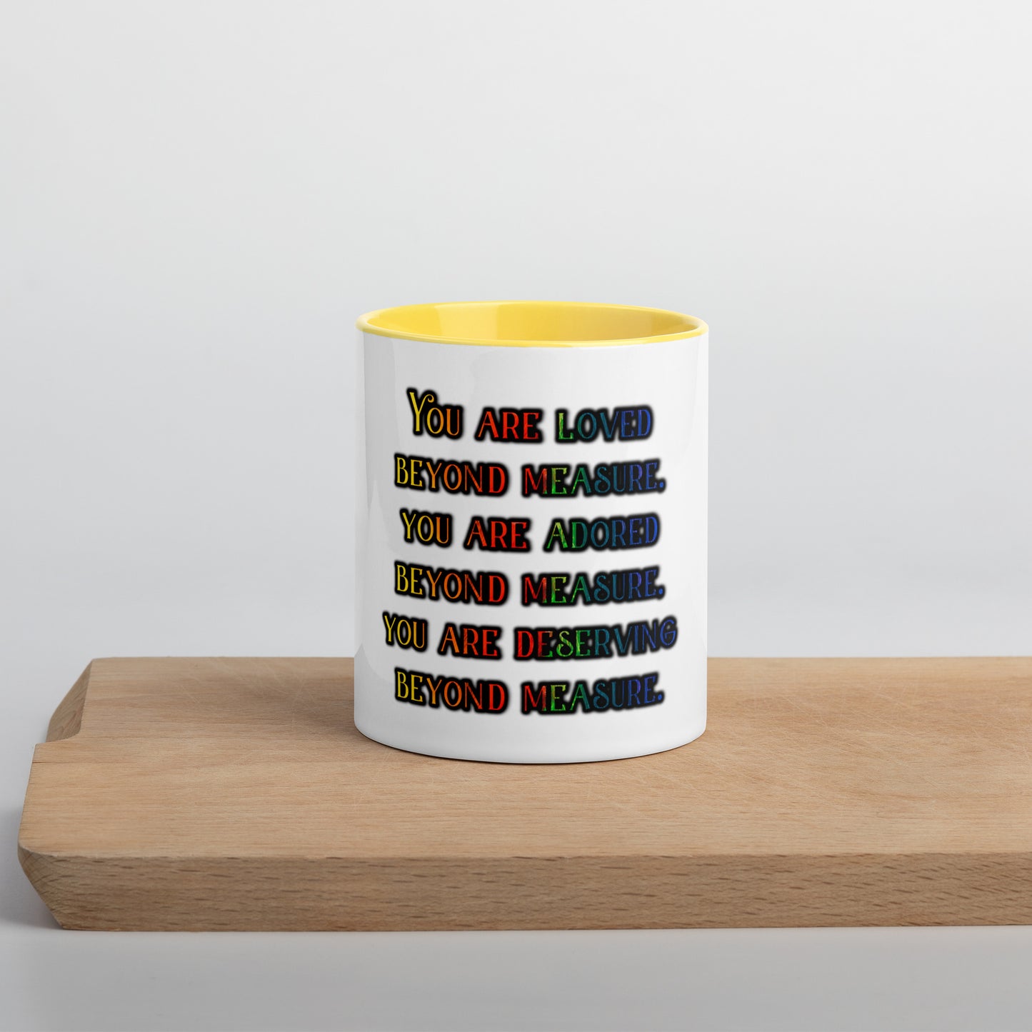 Beyond Measure Mug With Color Inside