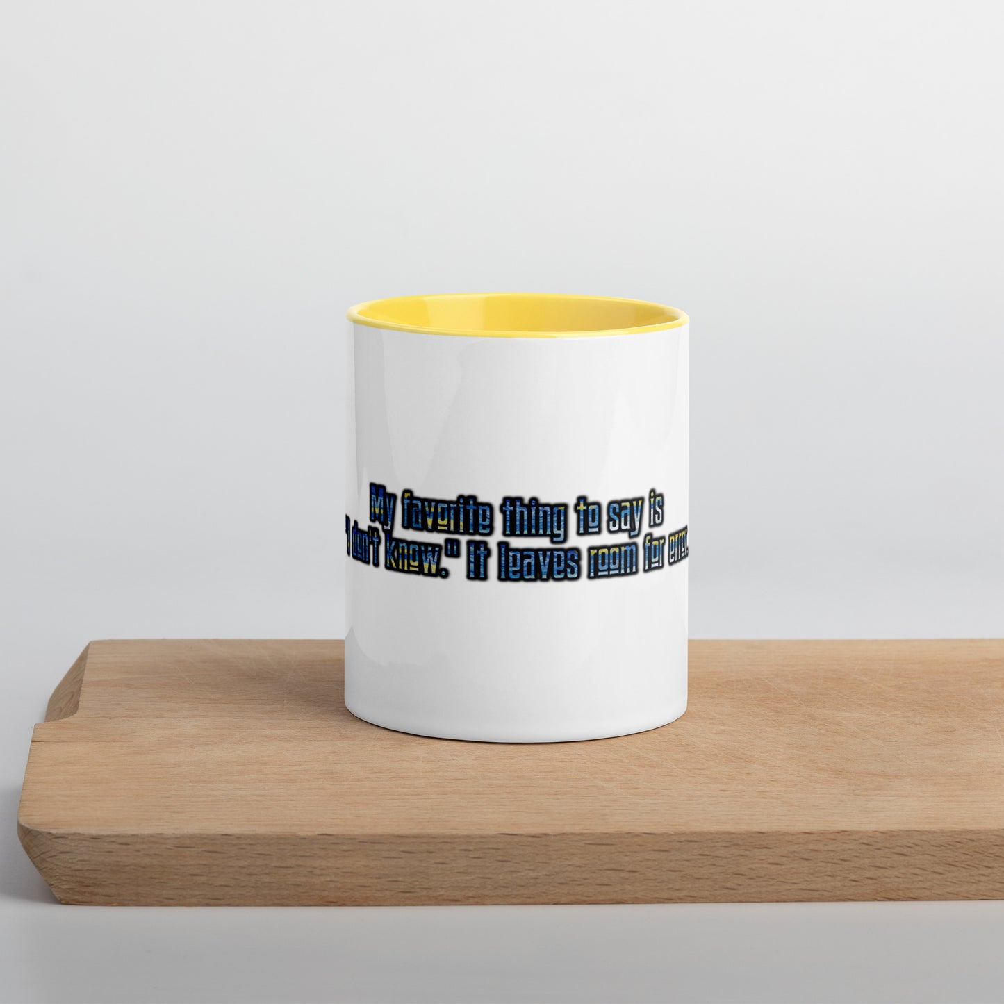 IDK #1 Mug With Color Inside