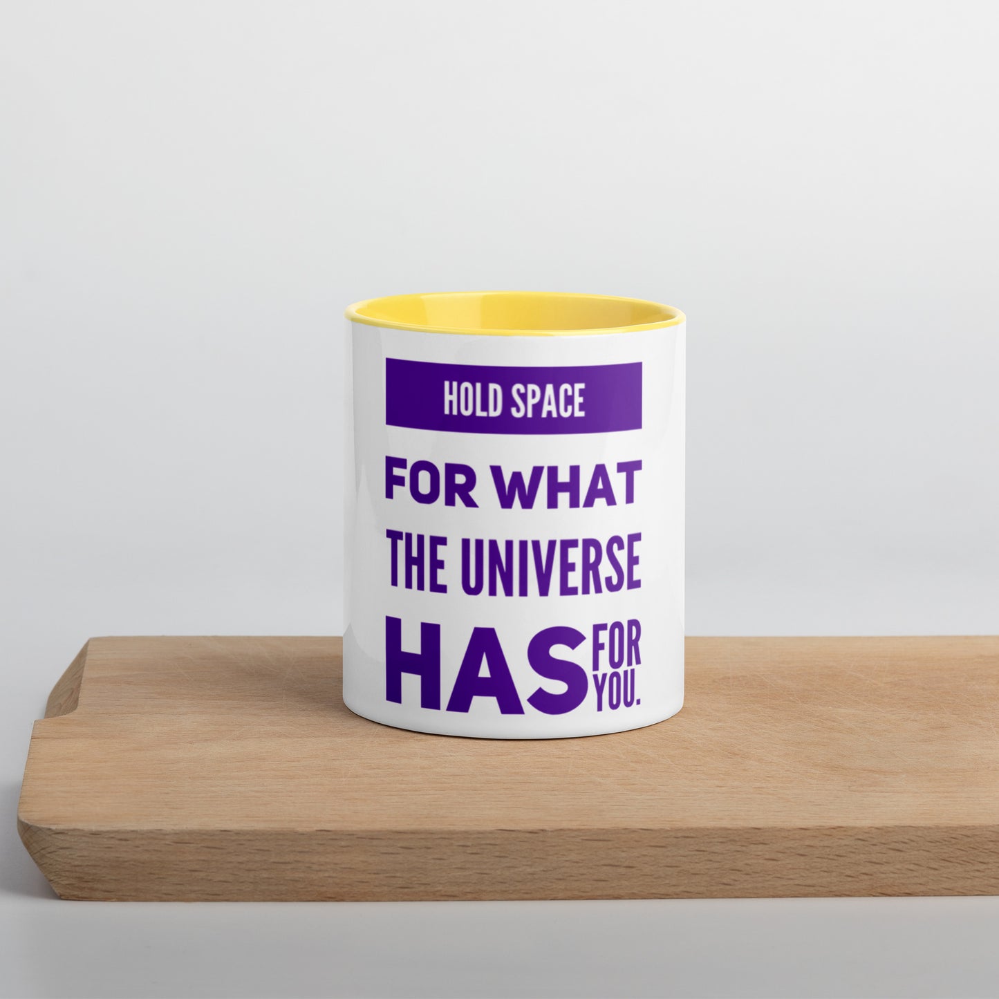 Hold Space #2 Mug With Color Inside