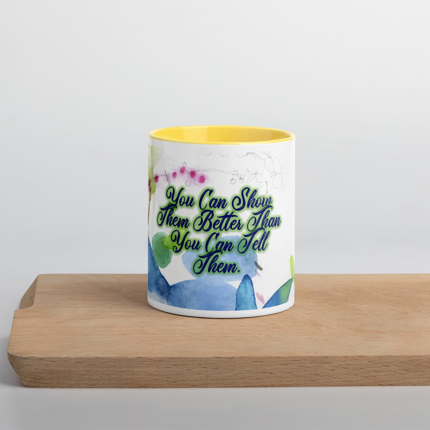 Show Them (2) Mug With Color Inside