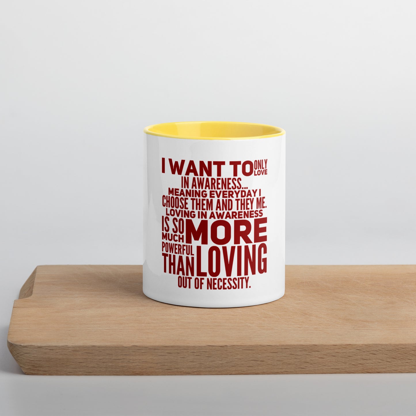 More Powerful Mug With Color Inside