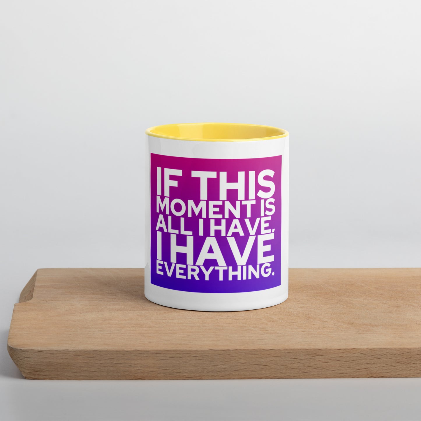 This Moment #3 Mug with Color Inside