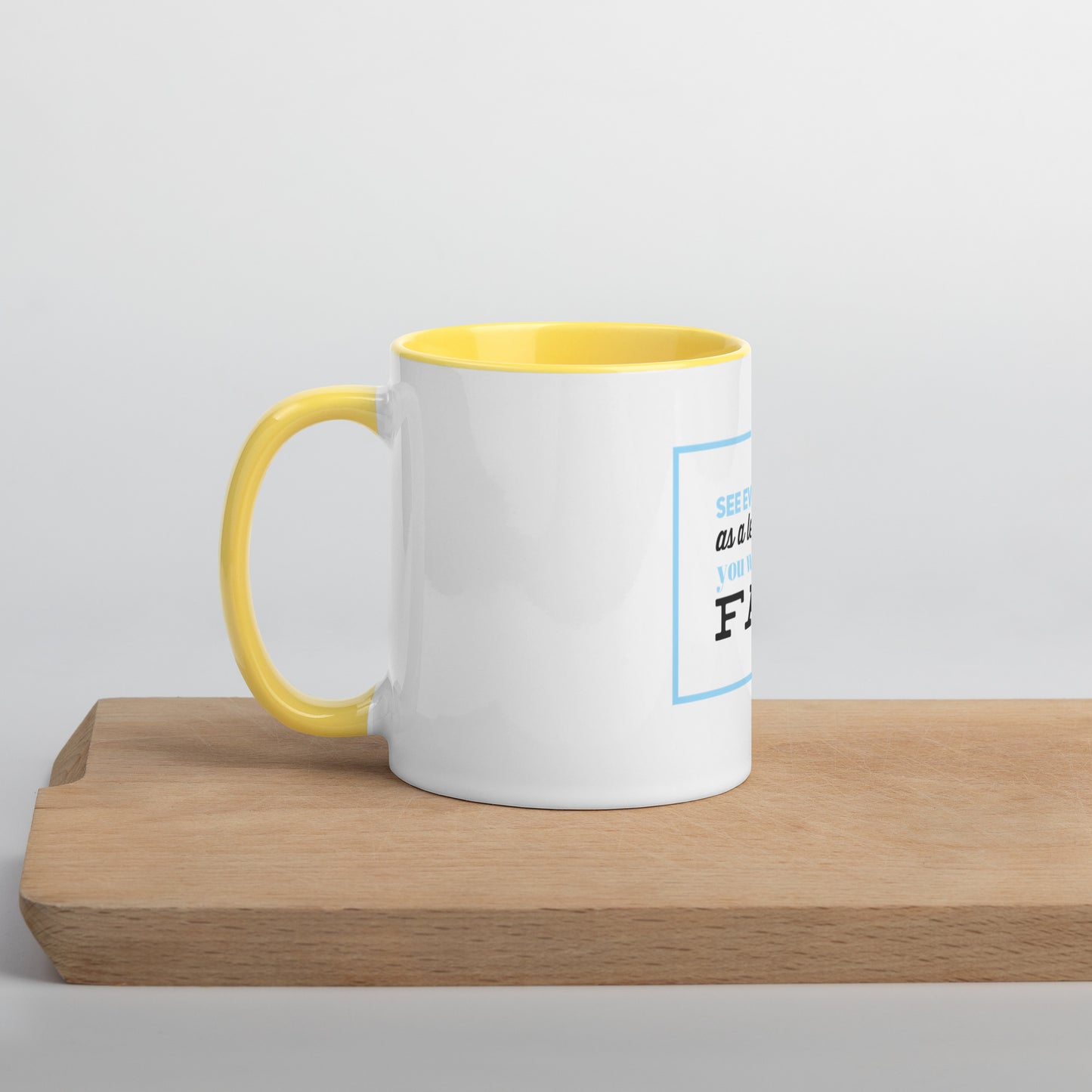 A Lesson #2 Mug With Color Inside
