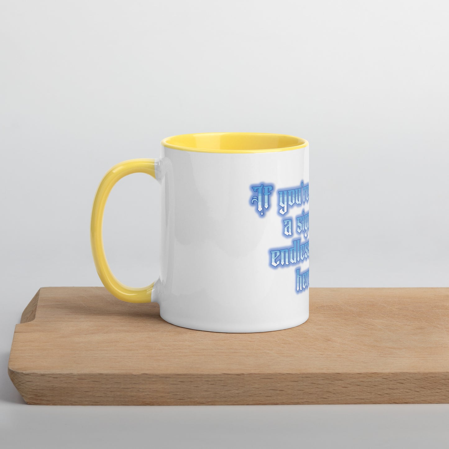 Endless Giving Mug With Color Inside