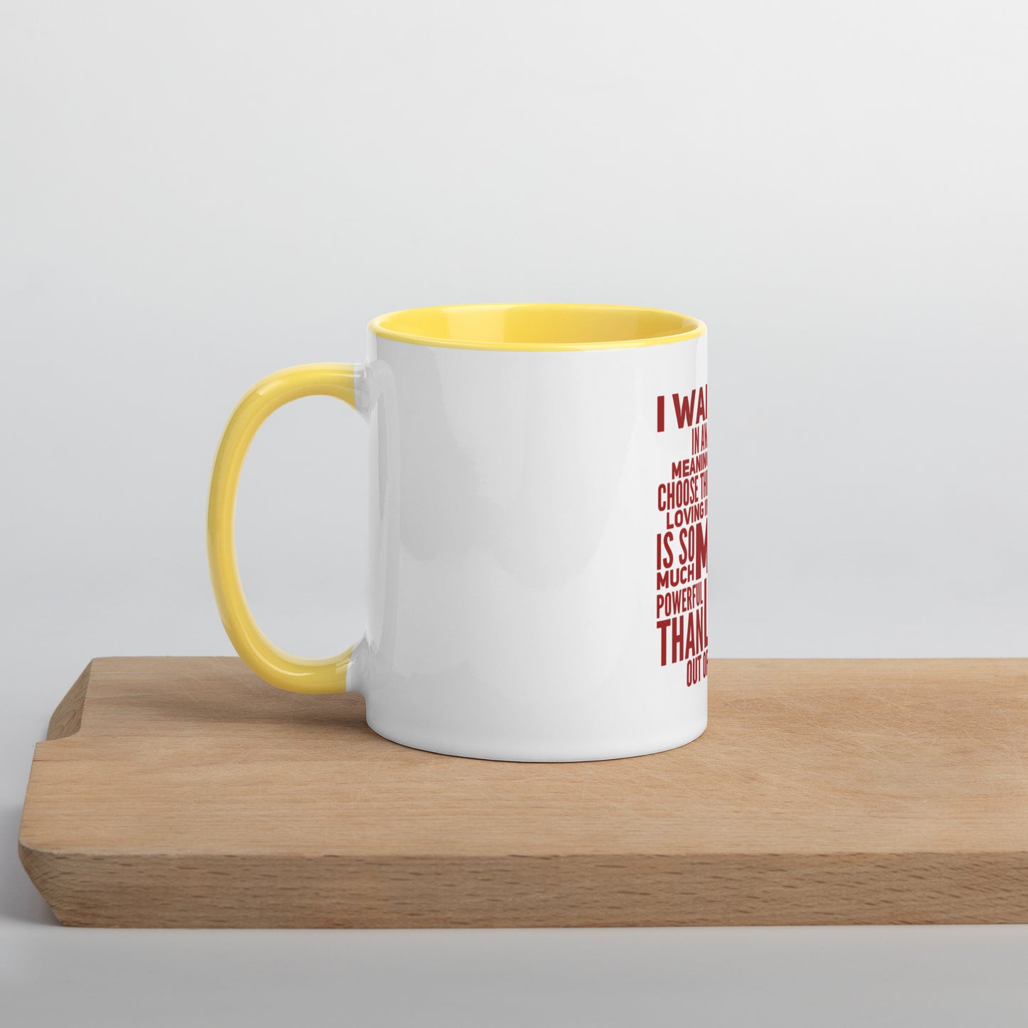 More Powerful Mug With Color Inside