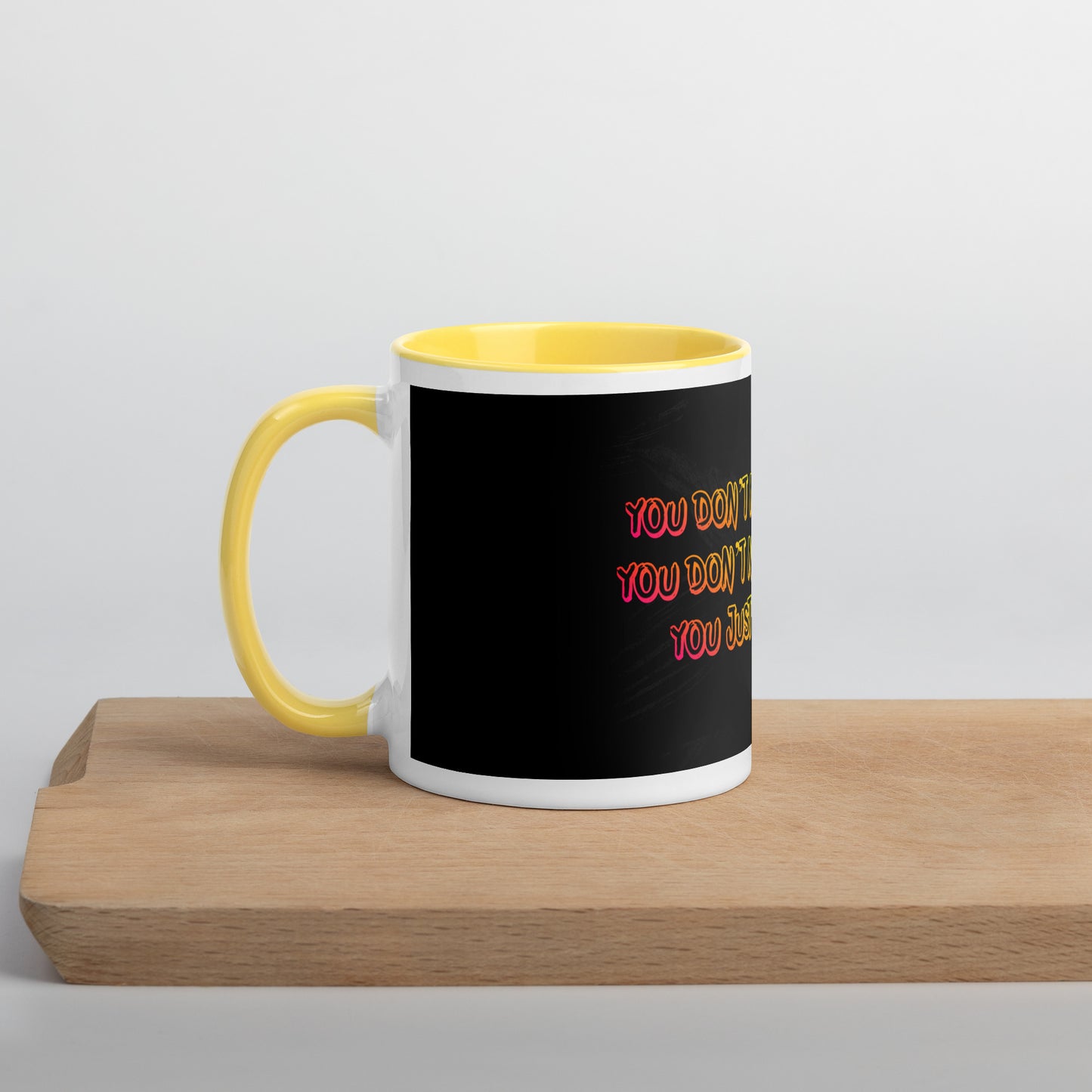 Just Be (2) Mug With Color Inside