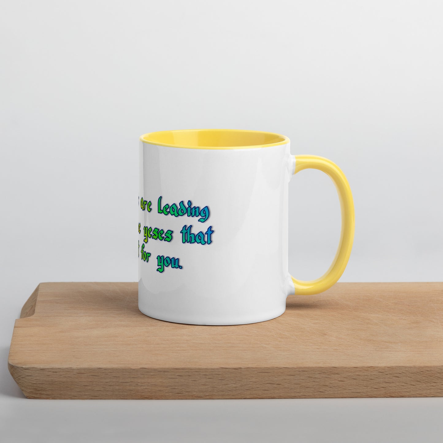 All The Noes Mug With Color Inside
