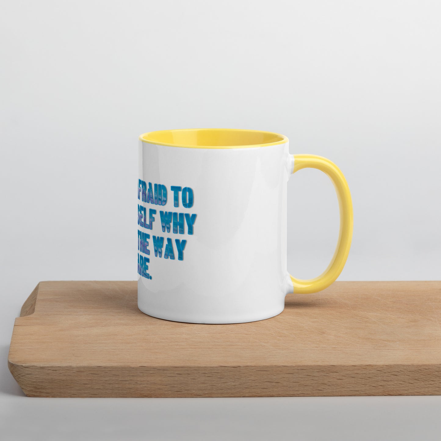Ask Yourself #1 Mug With Color Inside