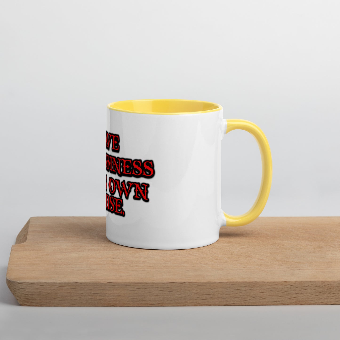 Foolishness Mug With Color Inside