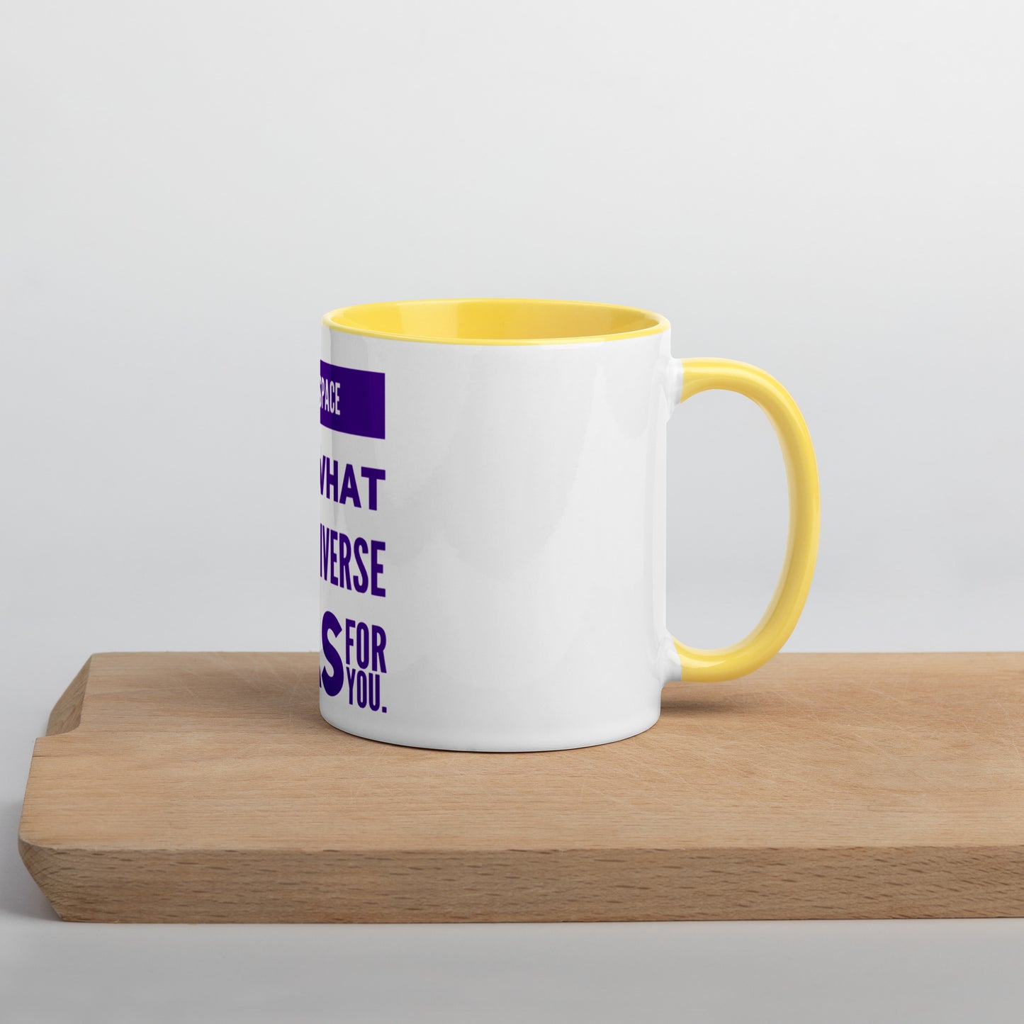 Hold Space #2 Mug With Color Inside