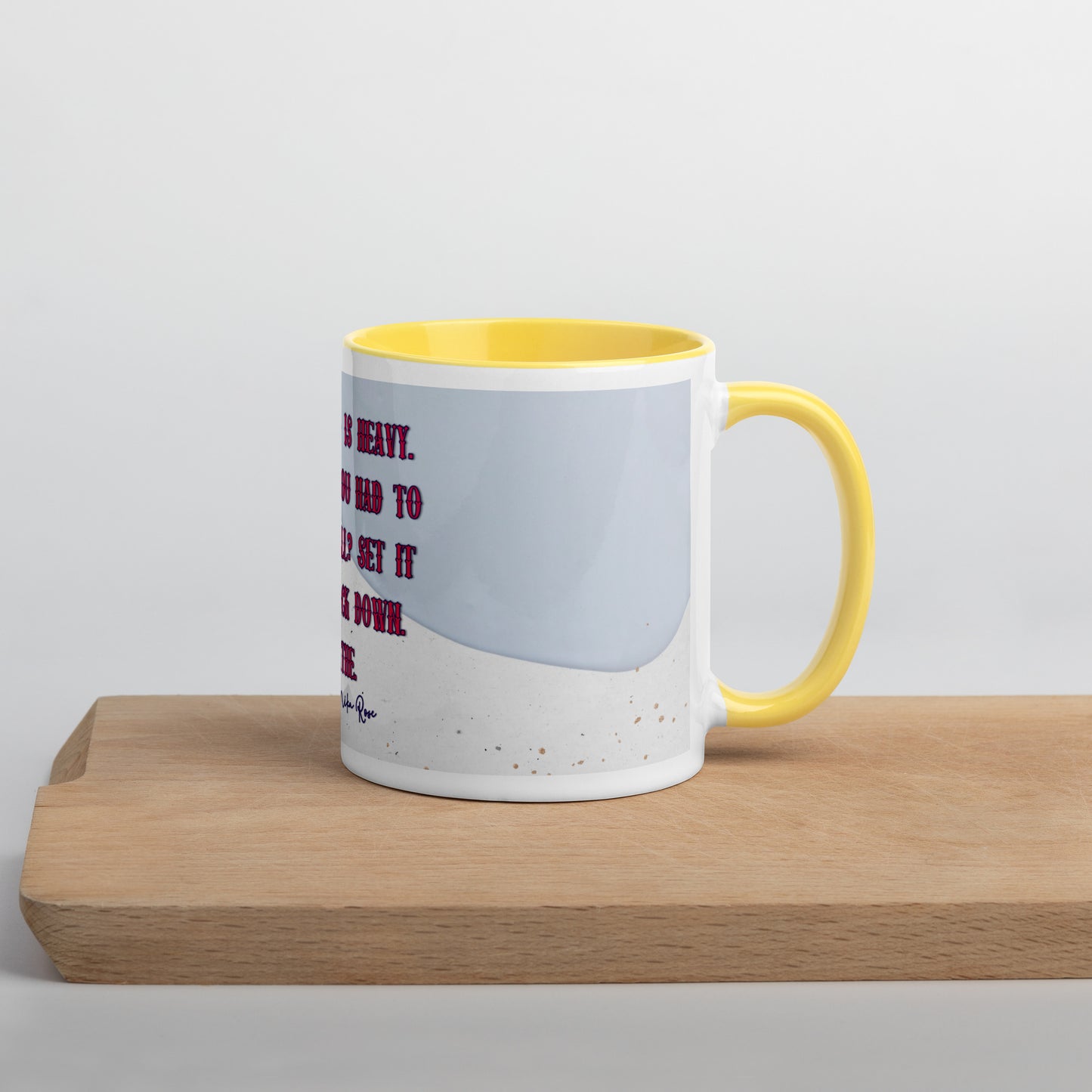Nika's Prose (2) Mug With Color Inside