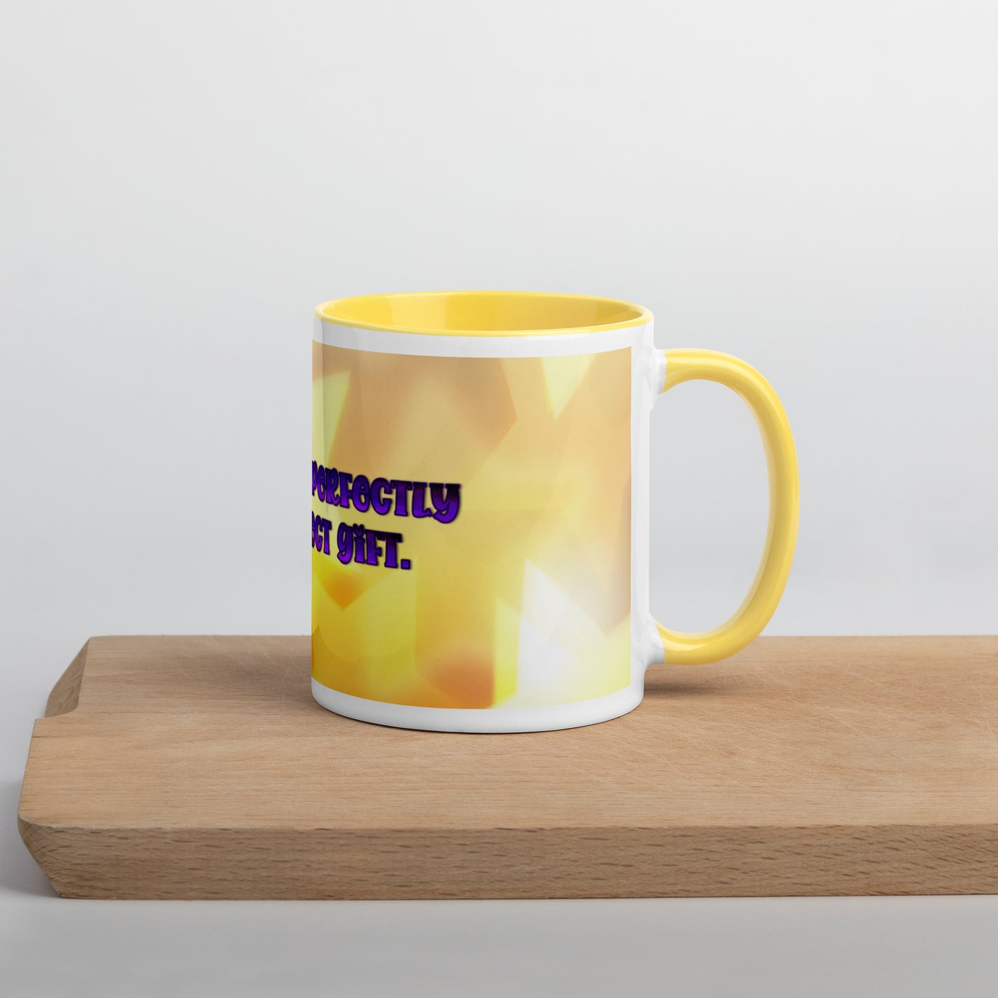 Perfectly Imperfect (2) Mug With Color Inside