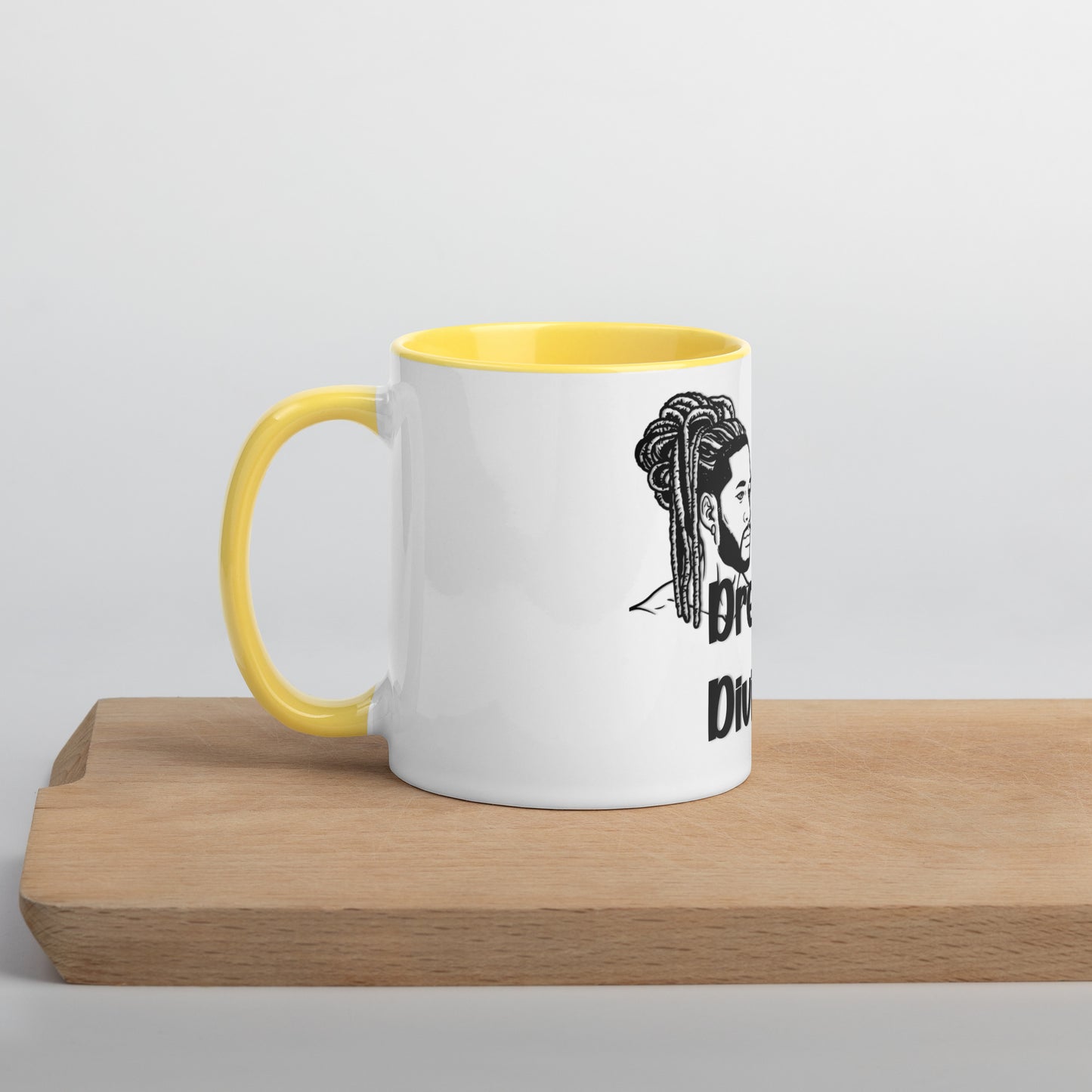 DD Man (Black) Mug With Color Inside