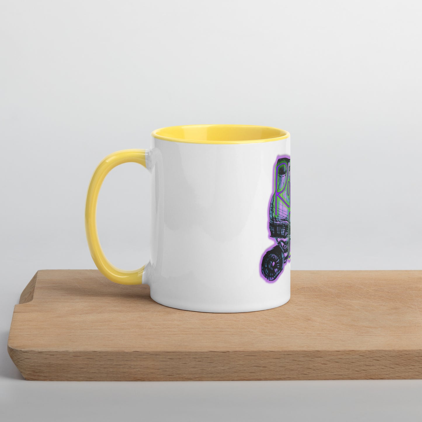 Roller Daze Mug With Color Inside