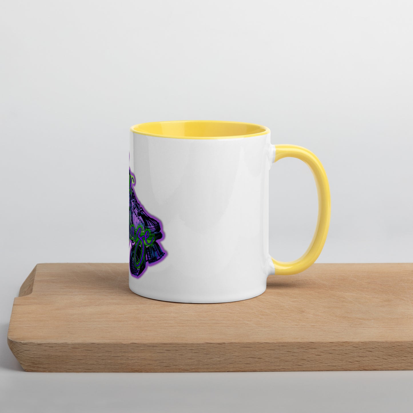 Roller Daze Mug With Color Inside