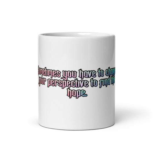 Find The Hope White Glossy Mug