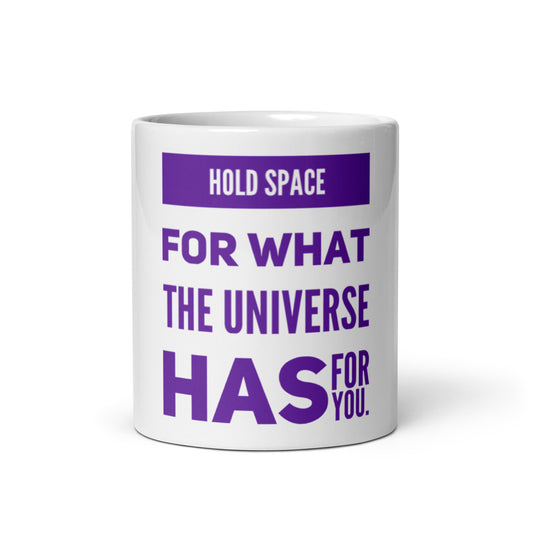 Hold Space #2 White Glossy Mug