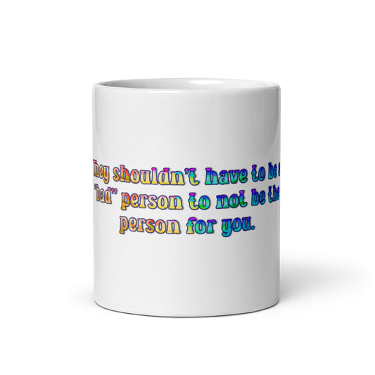 Not For You White Glossy Mug