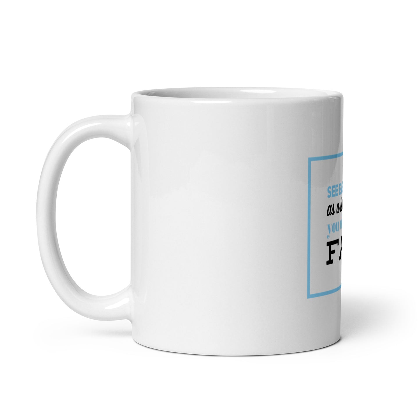A Lesson #2 White Glossy Mug