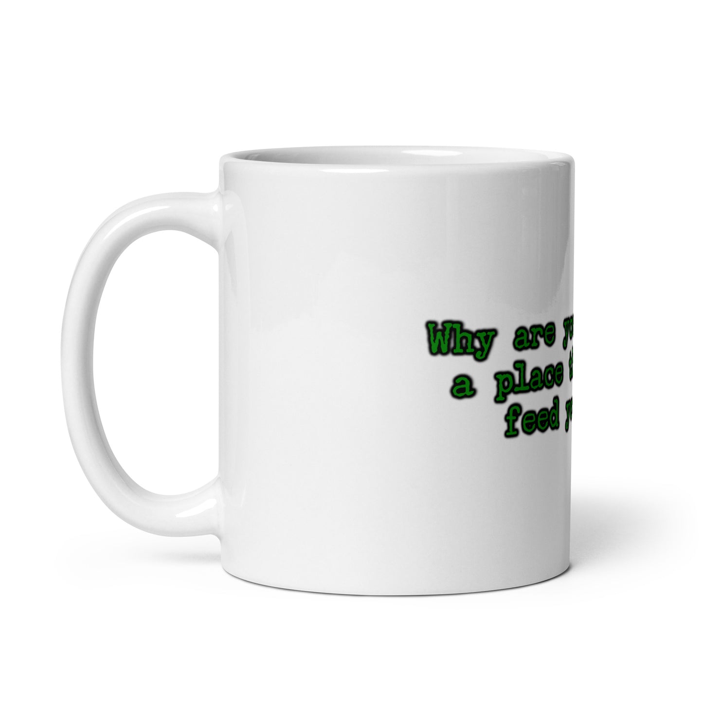 Feed Your Soul White Glossy Mug