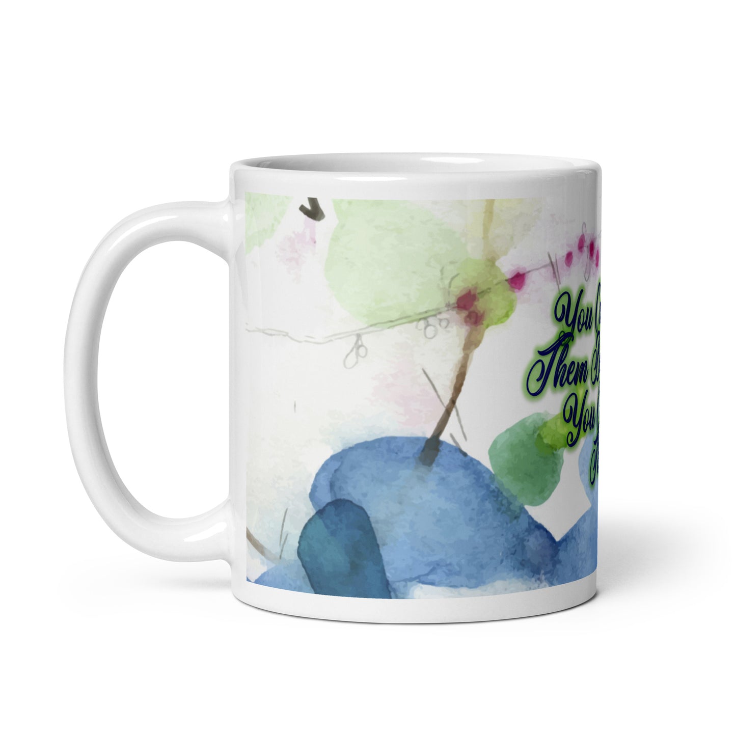 Show Them (2) White Glossy Mug