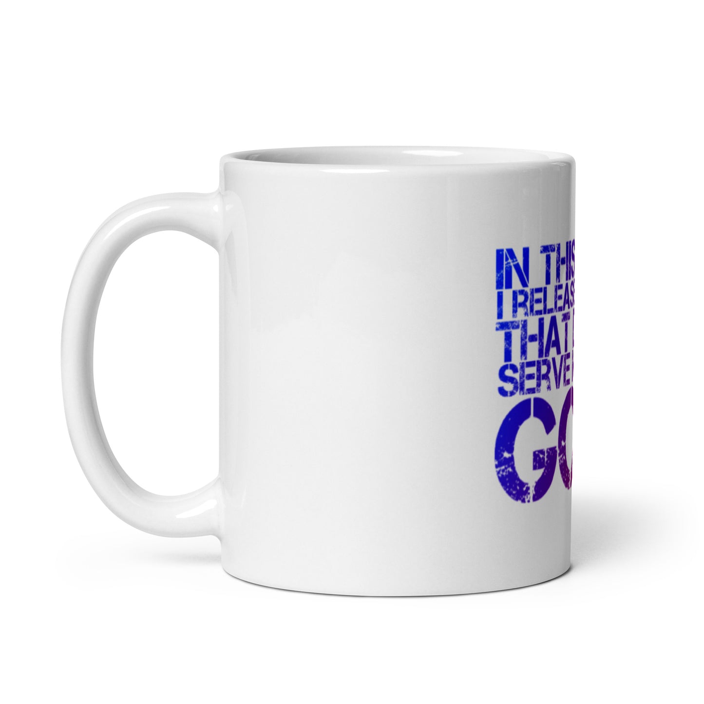 Release Everything White Glossy Mug
